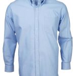 Mens Oxford 371 L/S Shirt - Blue