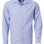 Mens Oxford K373 L/S Shirt - Blue