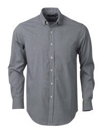 Mens Hamilton K263 L/S Shirt  Black/ White