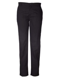 Nathan Chino Flat front - Black