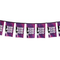 Sublimated Single-Sided Polyester Rectangle Bunting - 10m