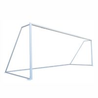 Official posts with back support & ground fastening pins - Portable 7.4m x 2.45m