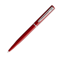 Waterman  Allure Ball Pen Medium Nib Blue Ink - Red Chrome Trim