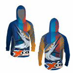 Sublimated Fishing Shirt With Hood & Pouch
