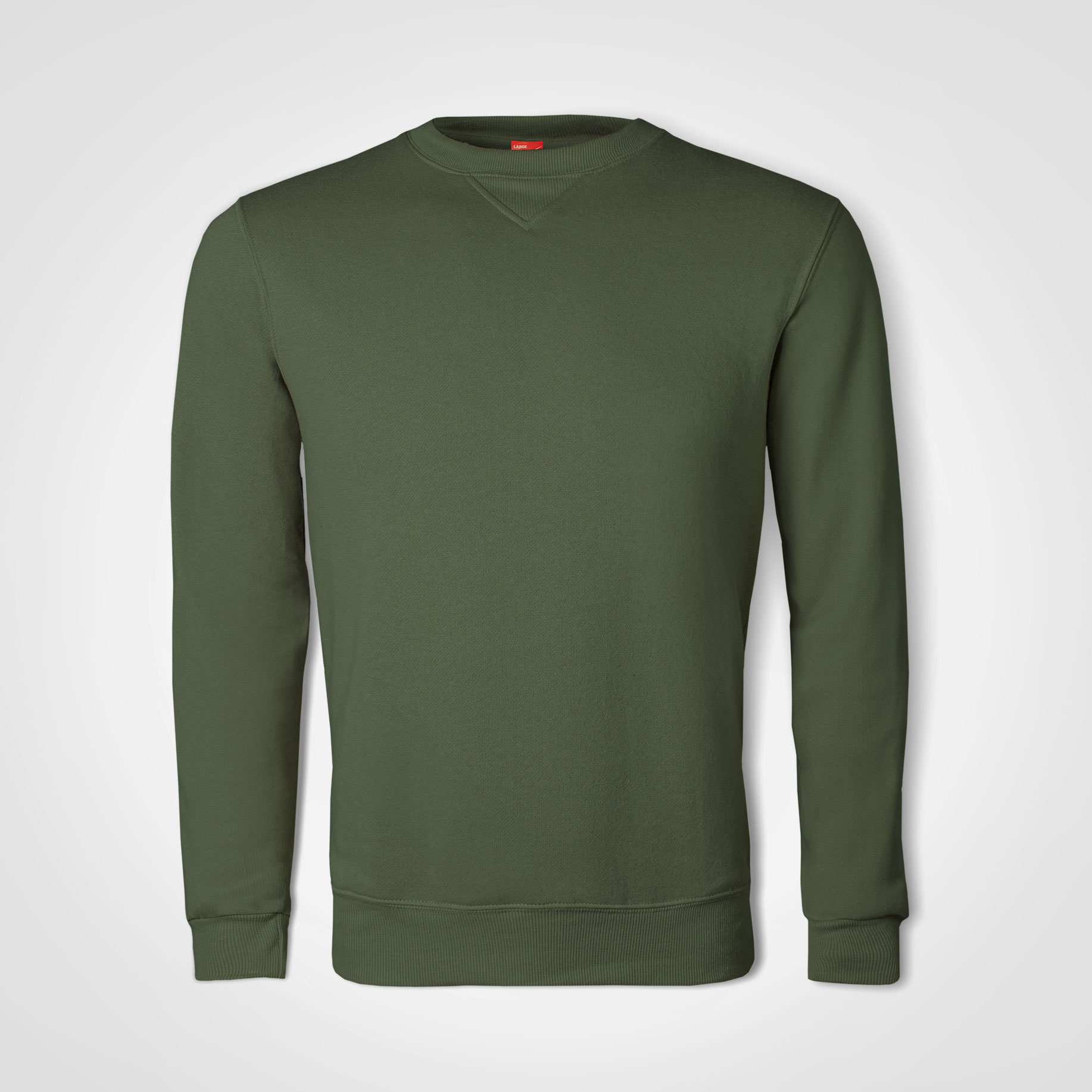 113791-Olive-2xl-Basic-crewneck-Sweater-Olive