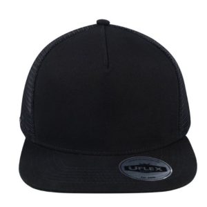 U15501 Uflex Flat Peak Trucker Cap