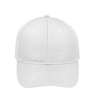 V22600 - 6 Panel Promo Cap - White