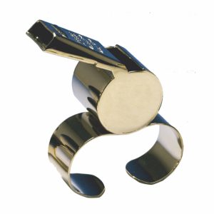 Acme 477/58.5 Thunderer Brass Fingergrip Whistle