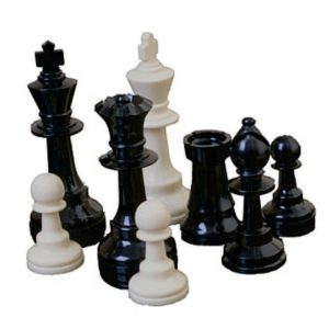 Chess Pieces - Plastic with felt