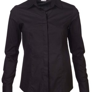 Savannah K213 L/S Blouse - Black