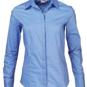 Savannah K213 L/S Blouse - Blue