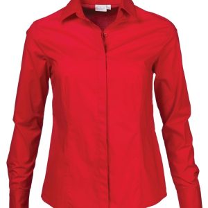 Savannah K213 L/S Blouse - Red