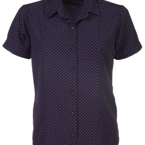 Zoe K222 S/S Blouse - Navy