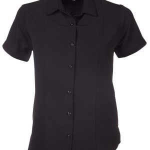 Zoe K225 S/S Blouse - Black