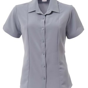 Zoe K225 S/S Blouse - Pebble Grey
