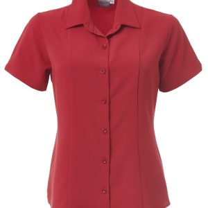 Zoe K225 S/S Blouse - Scarlet