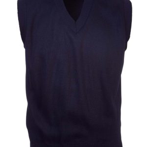 Mens Basic S/Less Knitwear - Navy