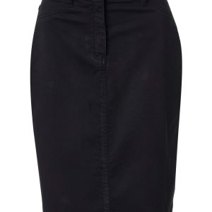 Ladies Madison Chino Skirt - Black