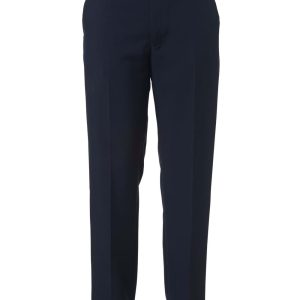 Men Enzo Flat Front Trouser- Fabric 869 Navy
