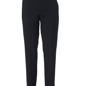 Mens Roman Slim Fit Flat Front Trs - 84Cm - Blk
